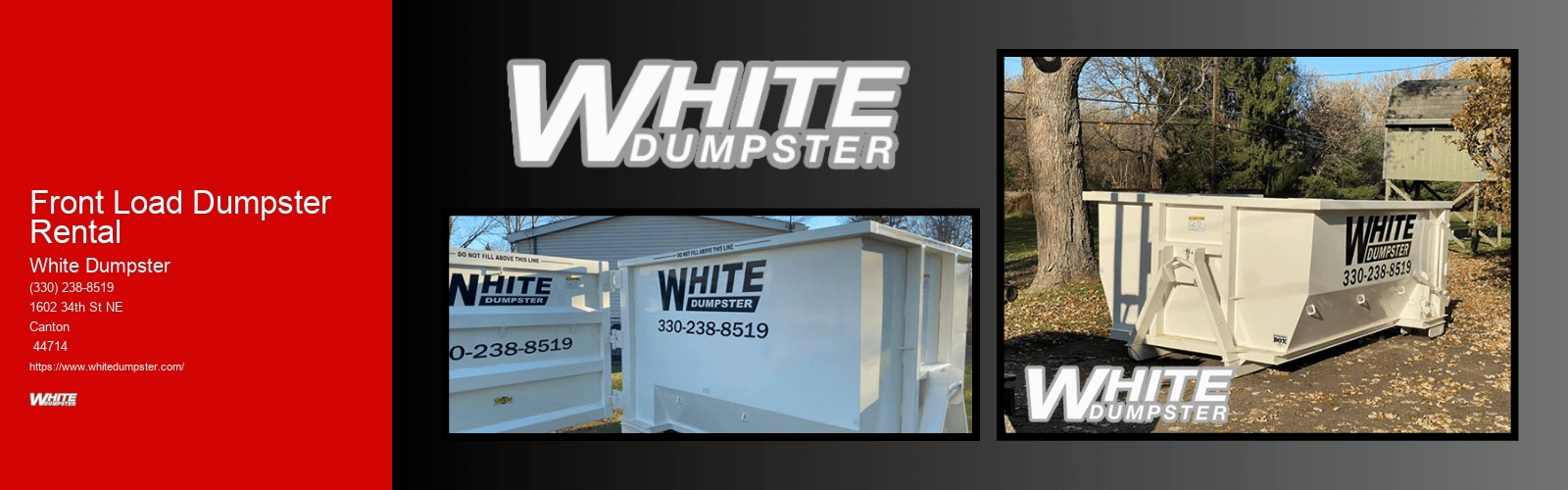 Front Load Dumpster Rental
