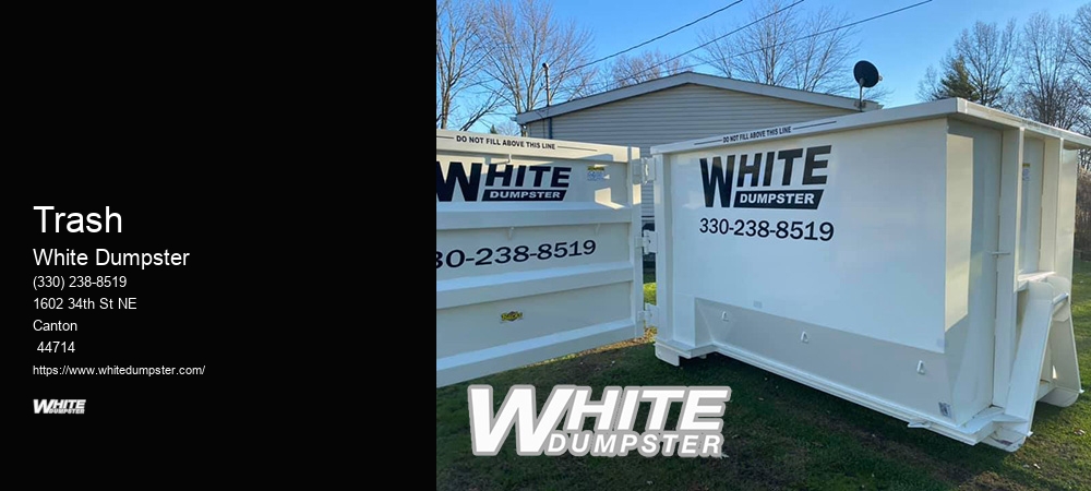 White Dumpsters